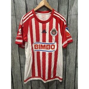 Adidas Chivas Rayadas del Guadalajara Jersey 2014 Mens Size Medium Veronica